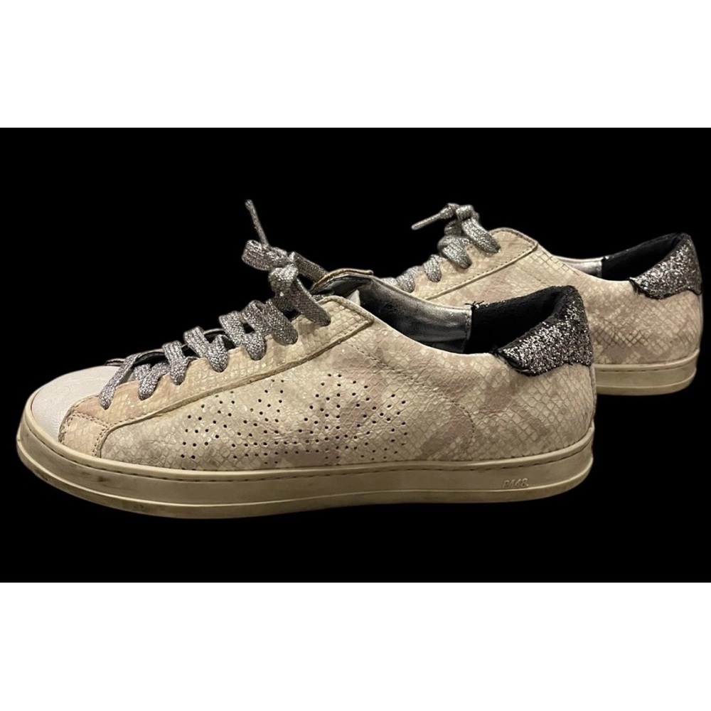 P448 John Sunset Snake Print Low Top Sneakers Shoes Women’s Sz EU 41 US 10